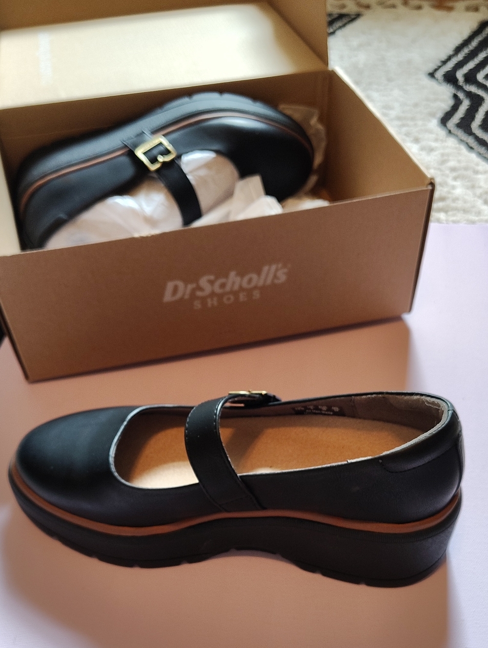 Dr. Scholl's Black Platform Mary Jane